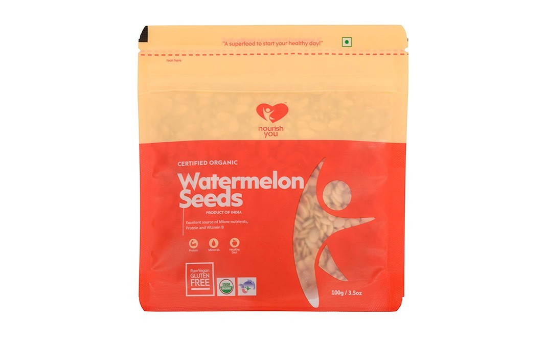 Nourish You Organic Watermelon Seeds    Pack  100 grams
